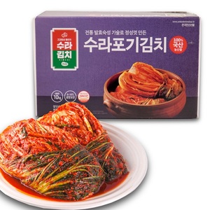 수라포기김치 발효숙성김치 국내산 10kg