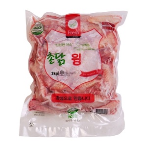 촌닭 닭윙 중간날개 국내산 냉동 2kg